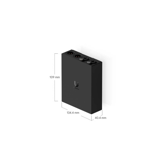 Transceiver Audio/Video AV-over-IP 4K60 HDMI și XLR UniFi Ubiquiti Enterprise, PoE+, EAV-Bridge